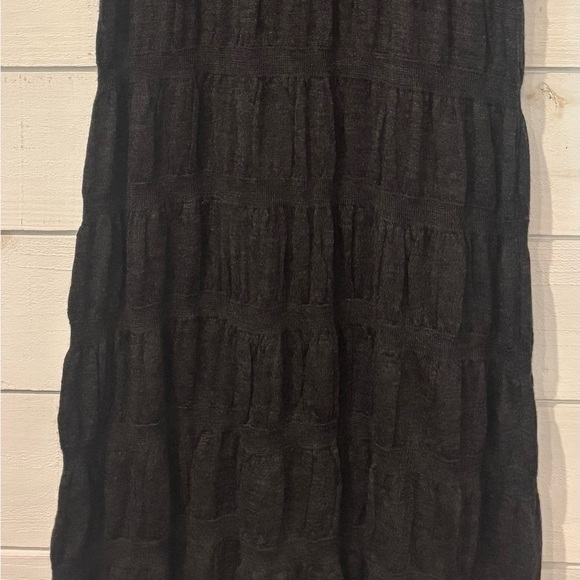 Calvin Klein Gray Turtleneck Short Sleeve Midi Dress in size medium - Picture 5 of 13